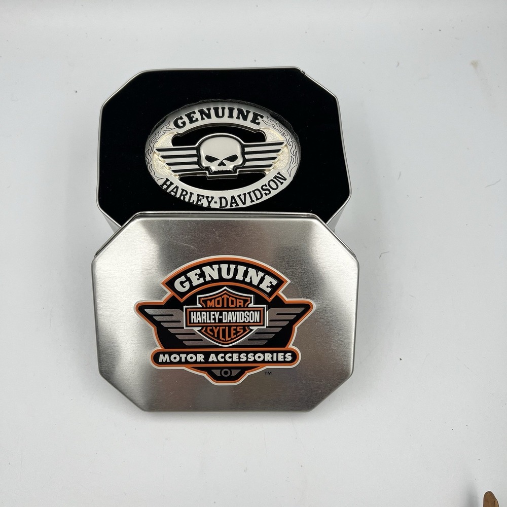 New! Vintage 2006 Harley Davidson Willie G Skull Belt Buckle Limited Edition